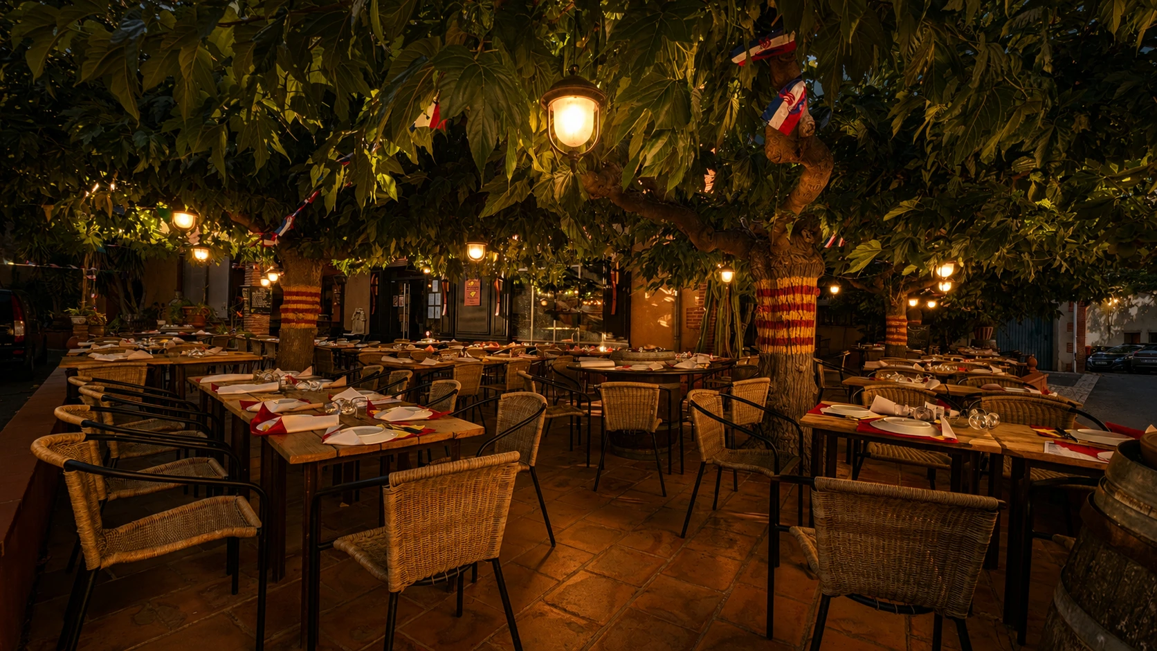 Salle du restaurant Le Castell Canet